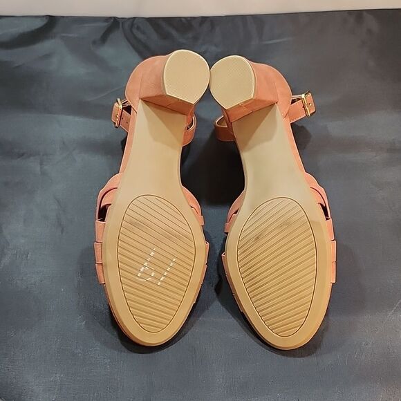 BRAND NEW WHITEMT LOW BLOCK-HEEL ADJUSTABLE BUCKLE WOMEN'S WIDE BRAIDED … - Picture 11 of 16